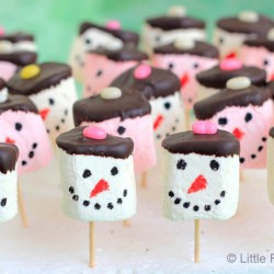 Snowman Pops - Recipe photo by Littlefoodjunction