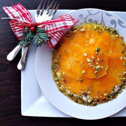 Persimmon Carpaccio - Recipe photo by alison
