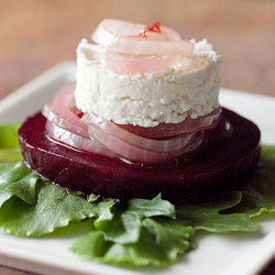 Roaste Beet & Pickled Onion Salad - Recipe photo by TheMeaningofPie
