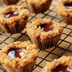Chocolate Coconut Mini-Muffins - Recipe photo by She Wears Many Hats