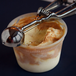 Salty Caramel Ice Cream - Recipe photo by Sprinkle Charms
