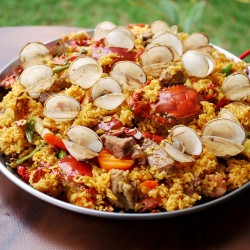 Paella - Recipe photo by thehungrygiant