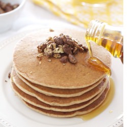 Healthy Whole Wheat Pancakes - Recipe photo by Epicurean Mom