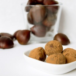 Truly Sugar Free Chestnut Truffles - Recipe photo by Cucina Libera