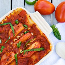 Roasted Tomato Vegan Lasagne - Recipe photo by sunnyvegan
