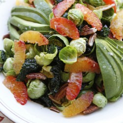Raw Brussels Sprouts Salad - Recipe photo by eat-drink-garden