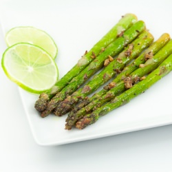Lemon Ginger Asparagus - Recipe photo by soundspicy