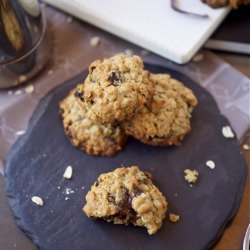 Oatmeal Raisin Choc Chip Cookies - Recipe photo by lemonsandanchovies