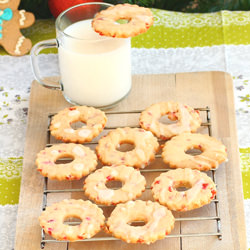 Iced Cherry Rings - Recipe photo by swapnaz
