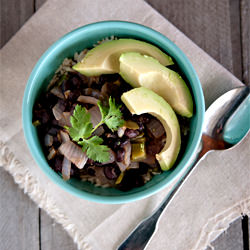 Black Bean and Rice Bowls - Recipe photo by thishomemadelife
