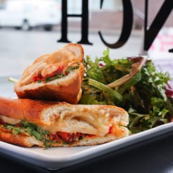 Roasted Chicken Panini - Recipe photo by onefoodiesculinaryadventures