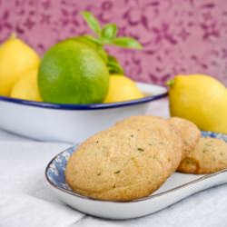 Lemon Lime Basil Cookies - Recipe photo by peaches and donuts