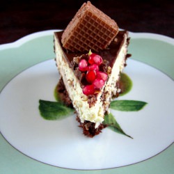 Ferrero Rocher & Nutella Cheesecake - Recipe photo by SaborEats