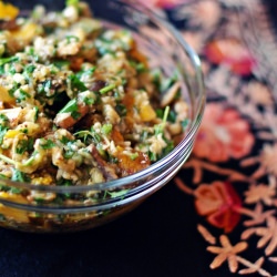 Roasted Aubergine Salad - Recipe photo by maryjane