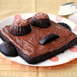 Chocolate Robot Cake - Recipe photo by healthful.glutenfree
