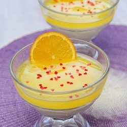 Orange Milk Pudding - Recipe photo by mutfaksirlari