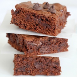 Dark and Minty Brownies - Recipe photo by CollegeCulinista