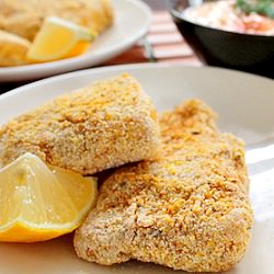 Cornmeal Tilapia with Tartar Sauce - Recipe photo by bohobirdy