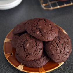 Triple Chocolate Cookies - Recipe photo by openbook