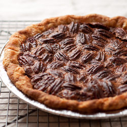 Bittersweet Chocolate Pecan Pie - Recipe photo by dolcettoconfections