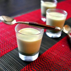 Matcha Green Tea Pudding with Azuki - Recipe photo by ijustlovemyapron