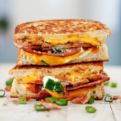 Baked Potato Grilled Cheese - Recipe photo by bsinthekitchen