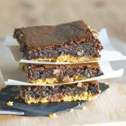 Double Decker Chocolate Brownies - Recipe photo by NamelyMarly