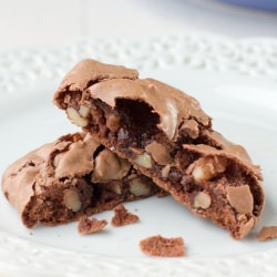 Chocolate Meringue Cookies - Recipe photo by dramaticpancake