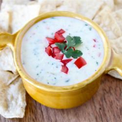 Queso Dip - Recipe photo by twopeasandtheirpod
