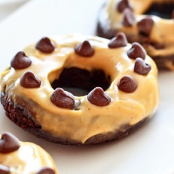 Chocolate Peanut Butter Donuts - Recipe photo by LemonDrop