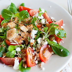 Salad with Feta - Recipe photo by Junglefrog