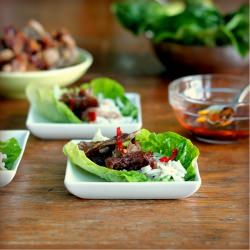 Korean Pork in Lettuce - Recipe photo by tastefood