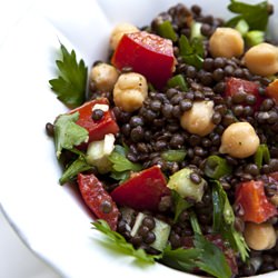 Beluga Lentil Salad - Recipe photo by DebIFF