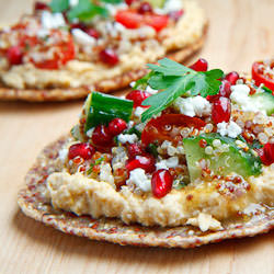 Quinoa Flatbread - Recipe photo by closetcooking