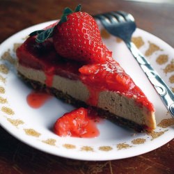 Raw Strawberry Cheesecake - Recipe photo by The Purple Carrot