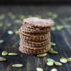 Black Sesame Seed Crackers - Recipe photo by sweetfreedom