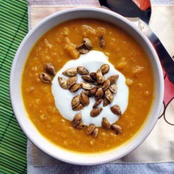 Pumpking and Spelt Cream - Recipe photo by sugg-r