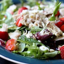 Strawberry Chicken Salad - Recipe photo by goofymama