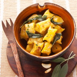Pumpkin Gnocchi with Crispy Sage - Recipe photo by nonchalantgourmand