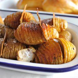 Baby Hasselback Potatoes - Recipe photo by Warm Snug Fat