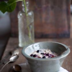Soy & Linseed Bircher Museli - Recipe photo by emma