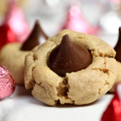 Peanut Butter Blossoms - Recipe photo by aprilameila