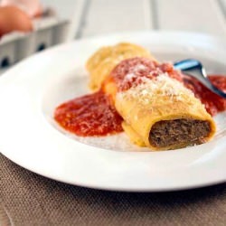 Omelette Cannelloni - Recipe photo by Gastroadikta
