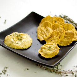 Chickpea Cracker Chips - Recipe photo by Cucina Libera