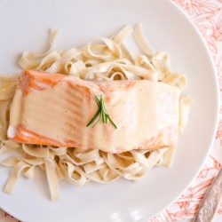 Salmon W/Beer Béarnaise - Recipe photo by TheBeeroness