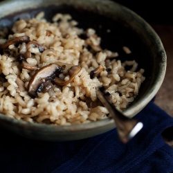 Portobello Mushroom Risotto - Recipe photo by erinnish