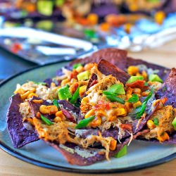 Crab and Avocado Nachos - Recipe photo by pinchofyum
