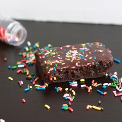 Glazed Brownies - Recipe photo by runswithspatulas