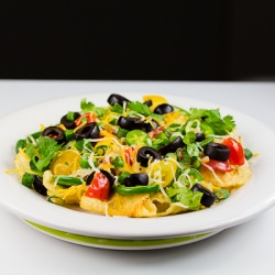 Potato Chips Nachos - Recipe photo by soundspicy