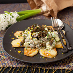 Warm Potato Salad - Recipe photo by cooking melangery